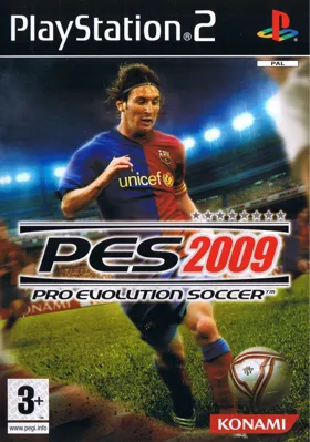 PES 2009 - Pro Evolution Soccer box cover front